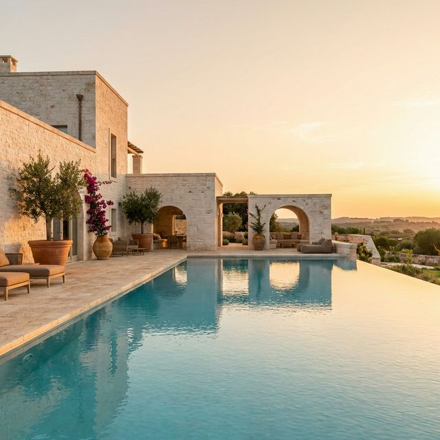 Luxurious Masseria with pool